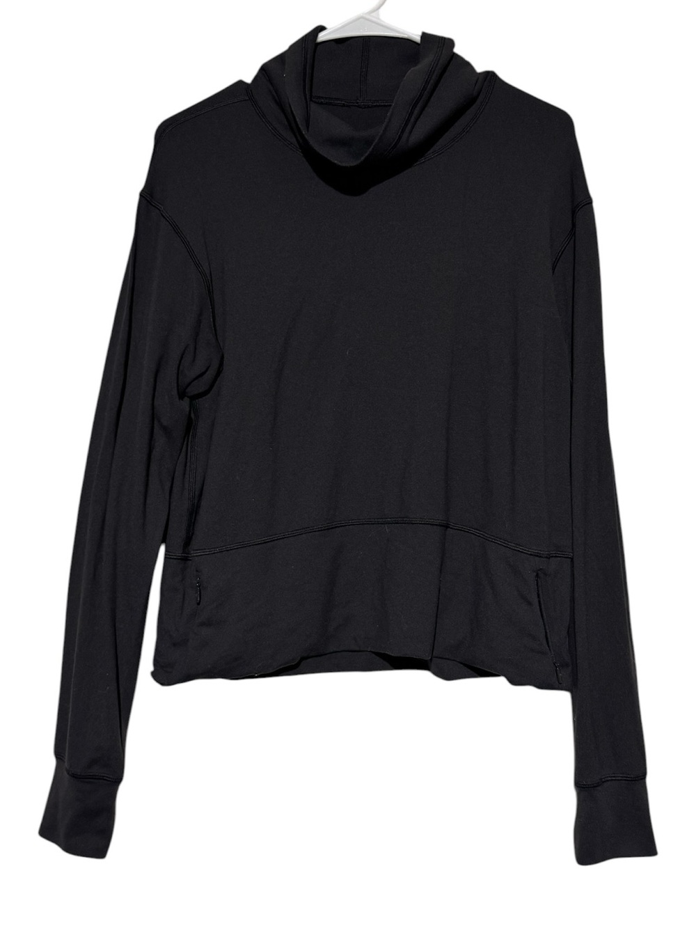 Lululemon Ready To Rulu Pullover Black Women Size 6‎ Sporty Athletic Workout